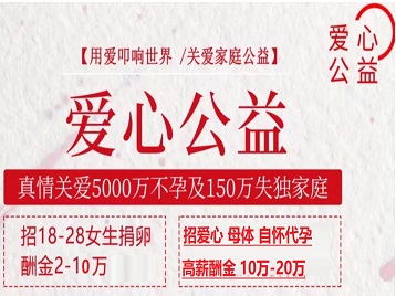 临汾捐卵助孕生子 爱心志愿者招募